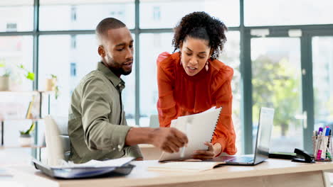 collaboration, documents and business man