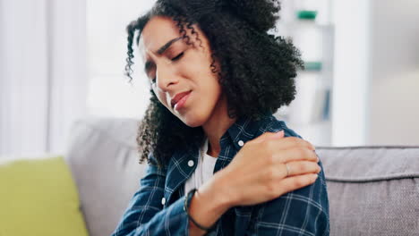 dolor de hombro, lesiones y problemas de salud de la mujer