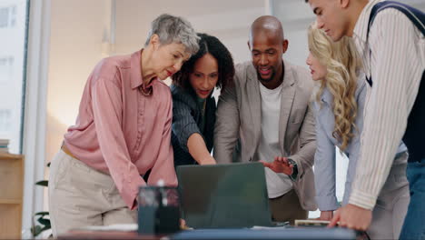 business team collaborating in the office
