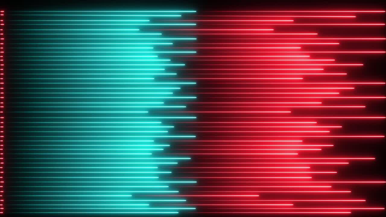 Abstract Neon Light Pattern