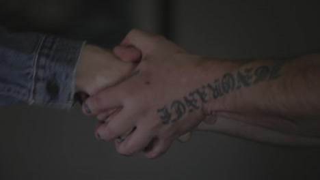 hands are shaken