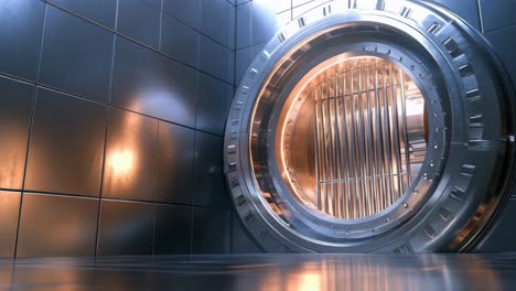 modern bank vault