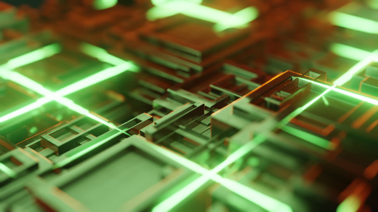 Artistic colorful square wallpaper in seamless loop motion