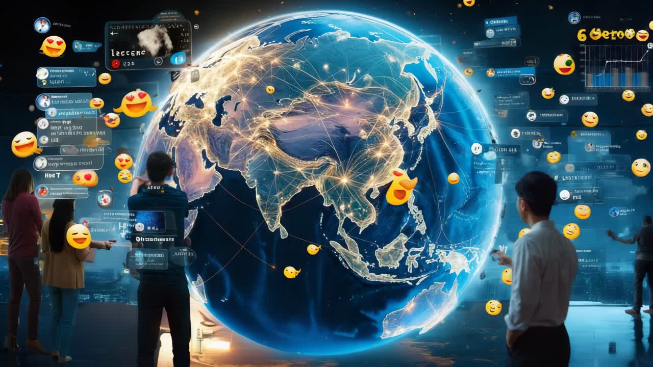 글로벌 소셜 네트워크 시각화