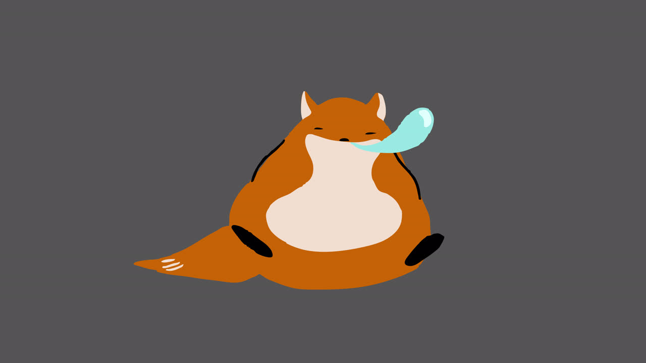 Animated Cartoon Fox 03