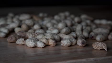 peanuts on a table