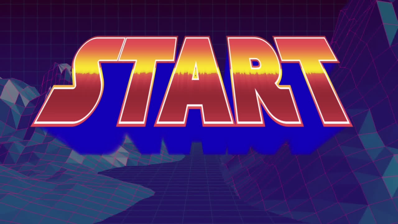 signo de inicio y gráficos