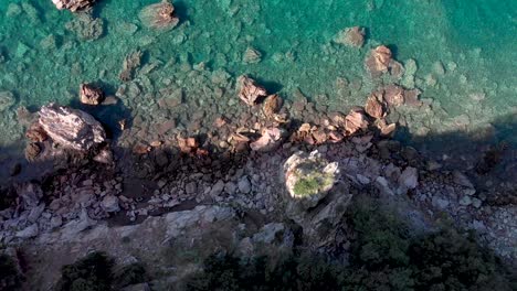 Aerial-footage-of-the-beautiful-Montenegro-coastline-on-the-Adriatic-sea