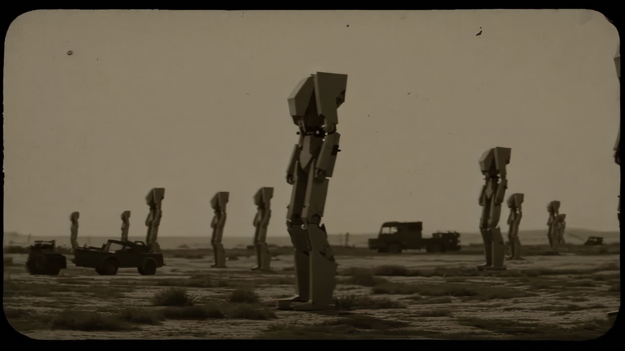 사막의 빈티지 로