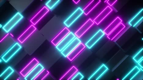 neon geometric abstract background