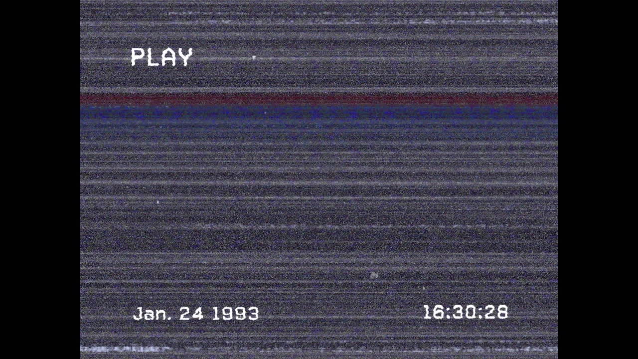 Animation of interference over blurred background