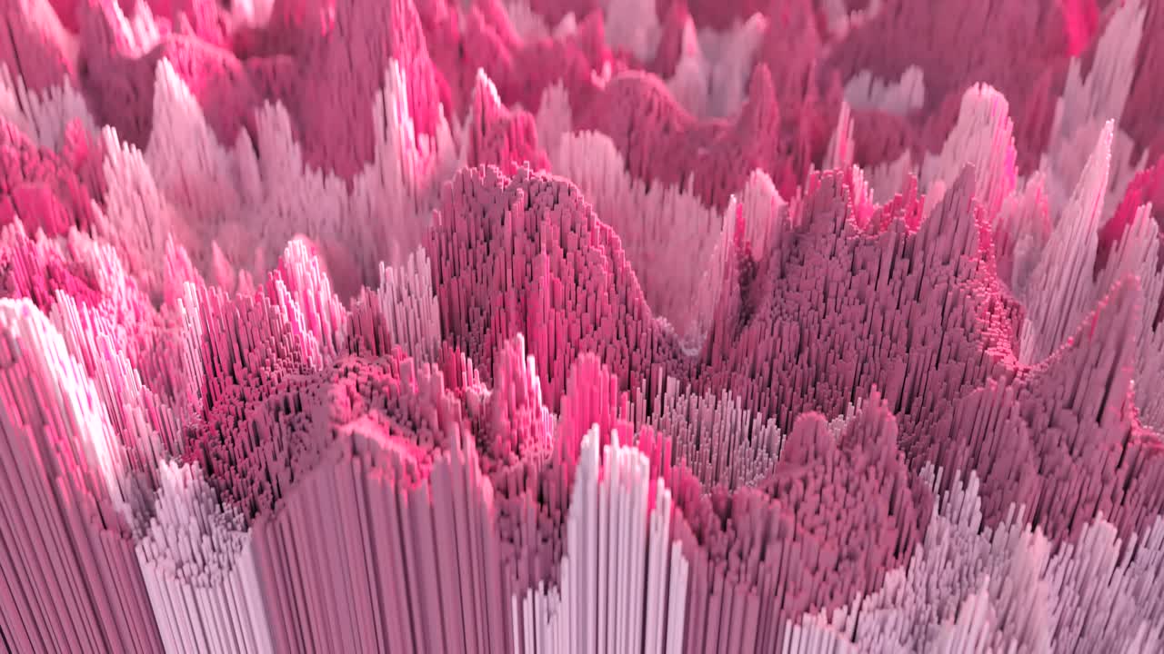 animación topográfica abstracta en 4k.
