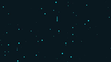 Abstract-black-sky-with-tiny-white-stars,-falling-snow-background-animation
