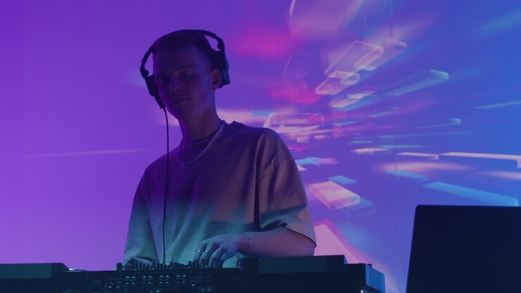 DJ at the disco