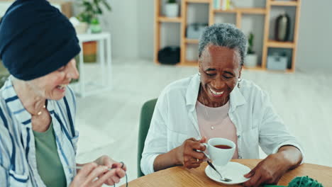 Friends,-laughing-and-senior-women-in-nursing-home