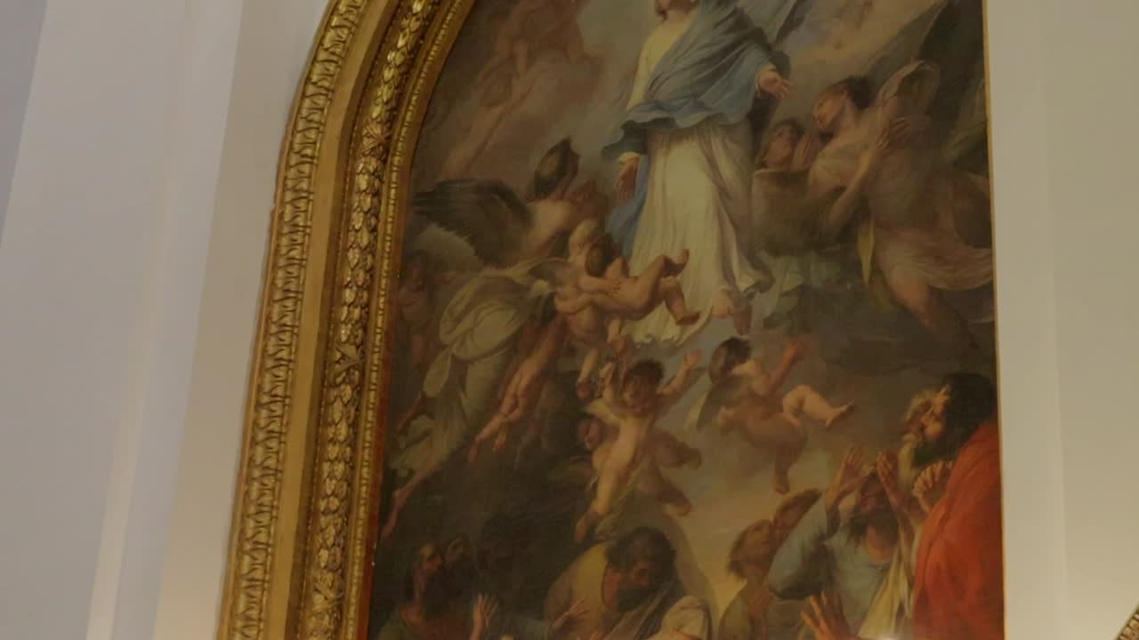 artefactos cristianos en la iglesia de la catedral de palermo