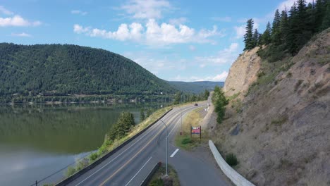 drone captures williams lake's beauty alongside the scenic cariboo highway 97