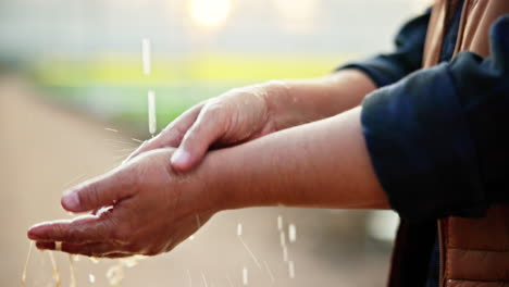 washing hands for hygiene