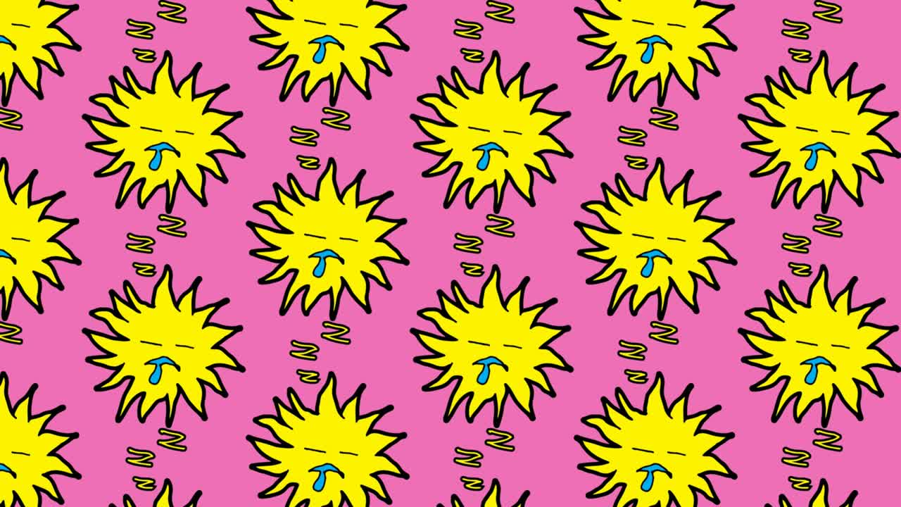 kids drawing pop art seamless background with theme of sun