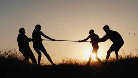 Several-Generations-Of-The-Family-Will-Compete-In-A-Tug-Of-War