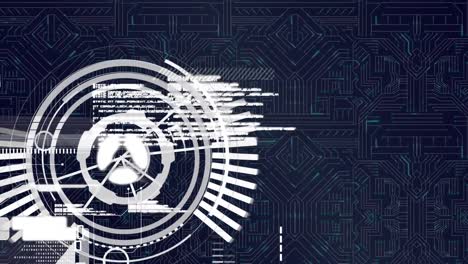 Animation-of-scope-scanning-and-data-processing-on-computer-circuit-board