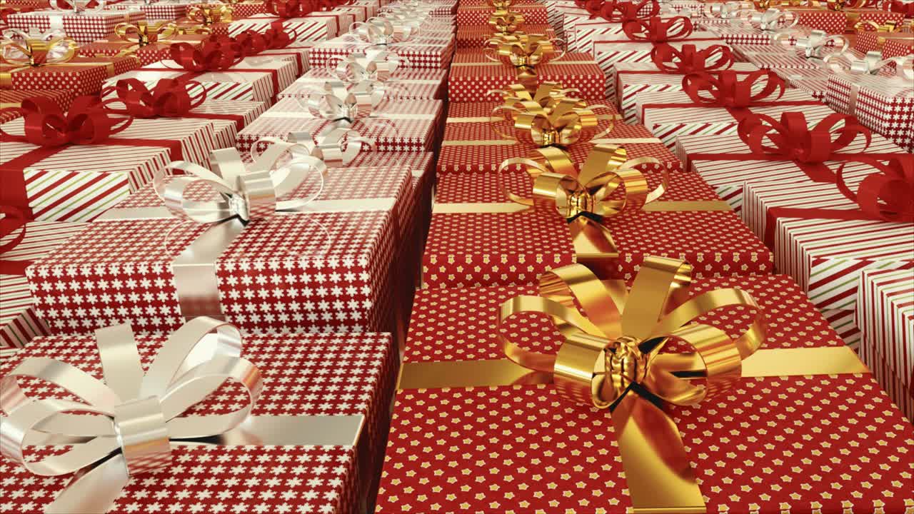 크리스마스 선물 쇼핑 컨셉