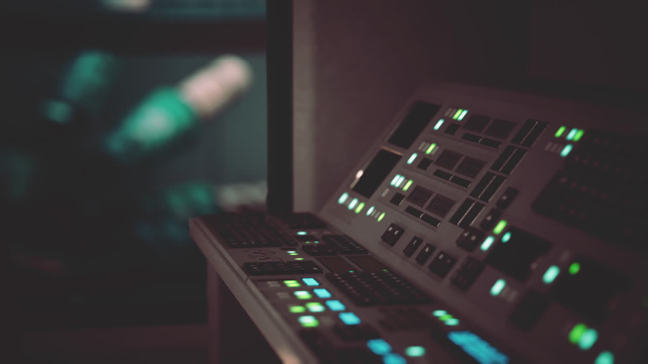 panel de control de un dispositivo de investigación de la cosecha