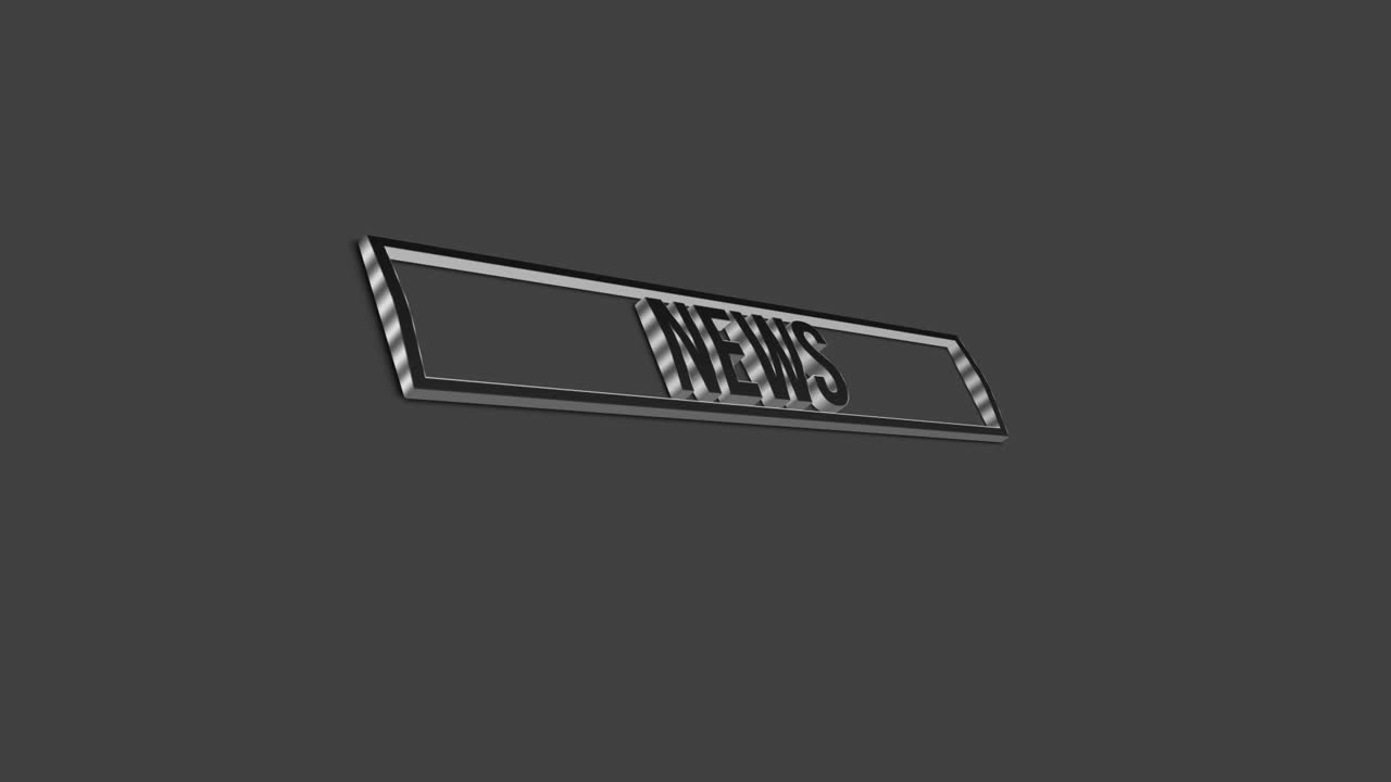 3d-новости с движущимся текстом
