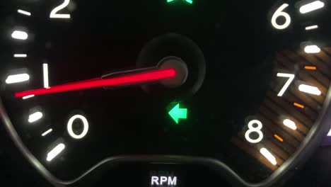 picture of a car: you can see the left arrow light flashing