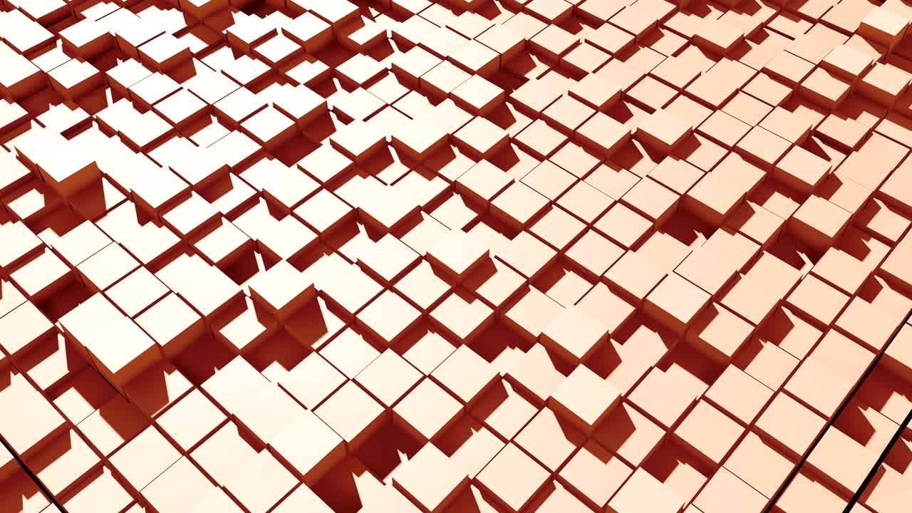 superficie abstracta de cubos en movimiento