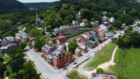 harper's ferry, west virginia, site of john brown's raid to incite a massive slave rebellion in the southern united states