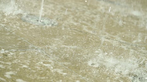 Floor-Water-Fountain-in-Slow-Motion