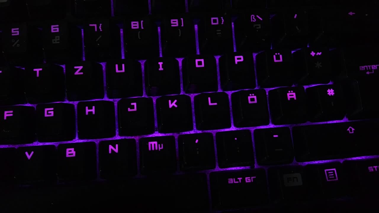 deslice sobre el teclado led