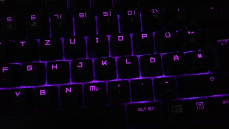 deslice sobre el teclado led