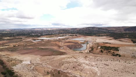 Open-cut-abandoned-stone-quarry-in-regional-Victoria,-Australia