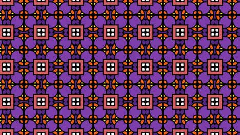 animación computarizada de un hermoso y colorido diseño de papel, deslizándose hacia la izquierda