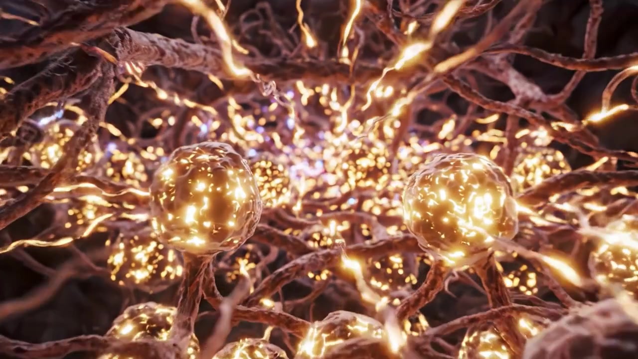 A Stunning Visualization of Neuronal Networks: Exploring the Intricate Connections and Luminescence Within the Brain's Complex Network of Cells