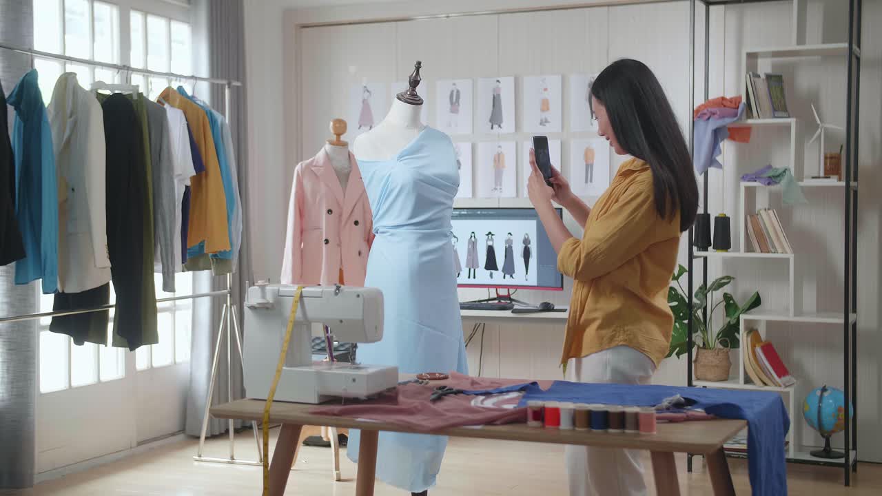 일 하는 패션 디자이너