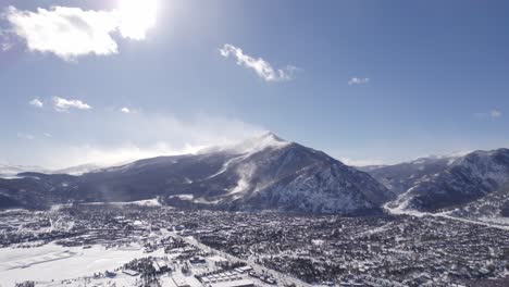 Ciudad-Y-Cordillera-De-Silverthorne