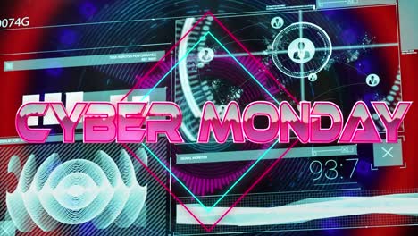 Video-Del-Texto-Del-Cyber-Monday-Sobre-Patrones-Brillantes-Y-Procesamiento-De-Datos.