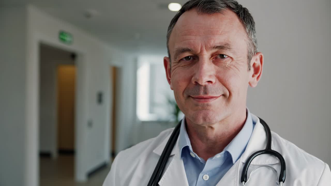 retrato de un medico