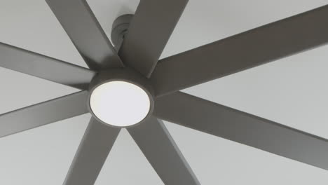 high end ceiling fan in a new modern home