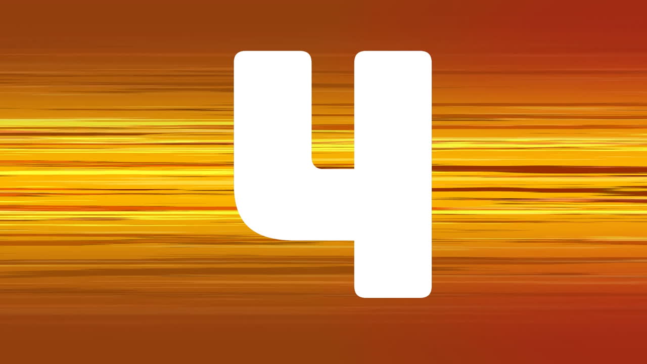 vídeo animado de cuenta atrás