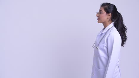 young beautiful indian woman doctor