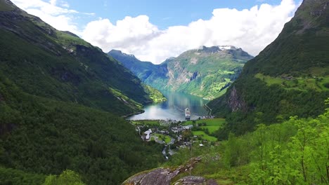 geiranger fjord, norway.