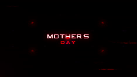 Mothers-Day-on-digital-screen-with-glitch-effect