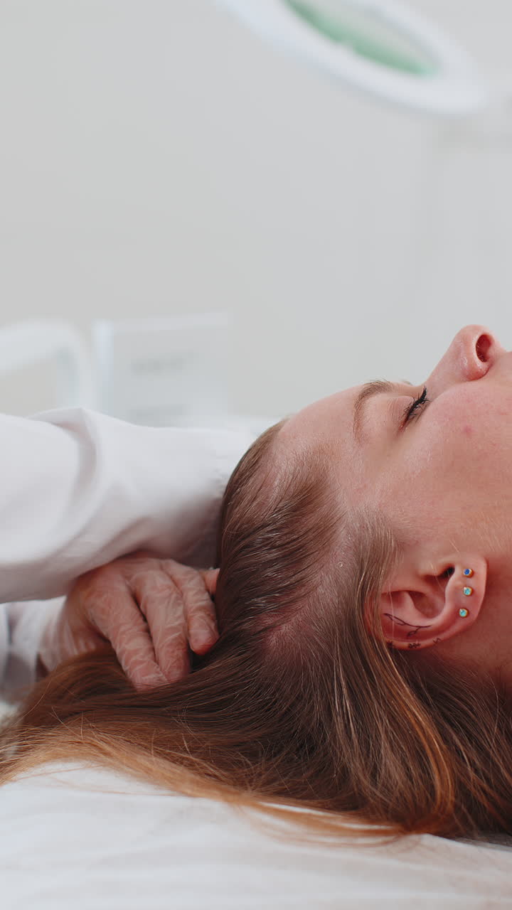 여성 머리카락 재생 절차를 수행하는 트리콜로지, 데르마펜 마이크로 니들링, 비타민 주사