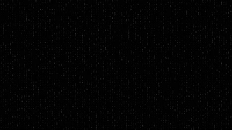 digital animation of codes and particles moving in matrix style, slow matrix rain effect on dark background, digital world concept