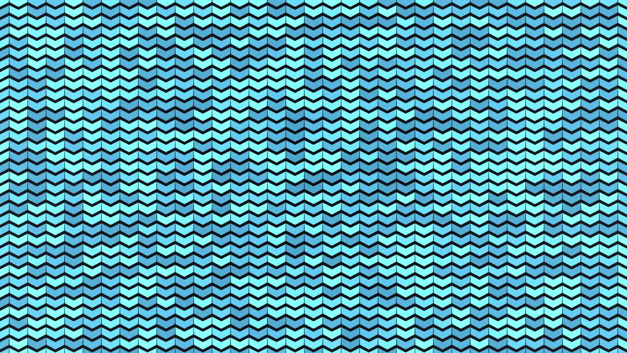 Blue and Teal Chevron Pattern