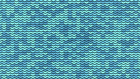 blue and teal chevron pattern